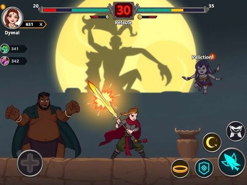 Fierce Flame Swordsman gameplay screenshot
